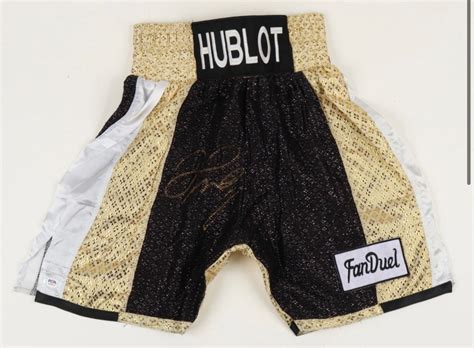 hublot boxing shorts|Floyd Mayweather Jr. Signed Hublot FanDuel Boxing Shorts.